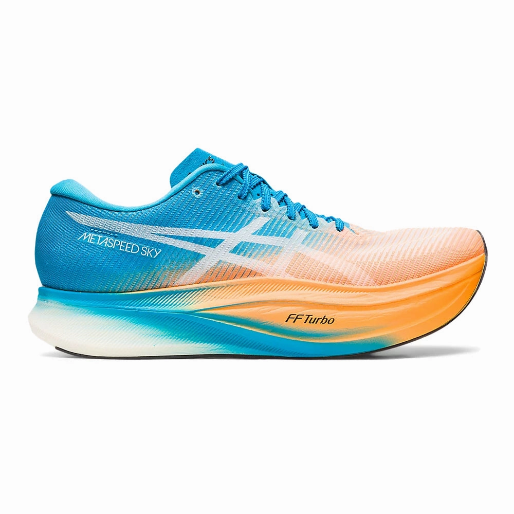 Men's Asics Metaspeed Sky , Orange Pop/Island Blue, 12 D Medium Asics Shoes Pune