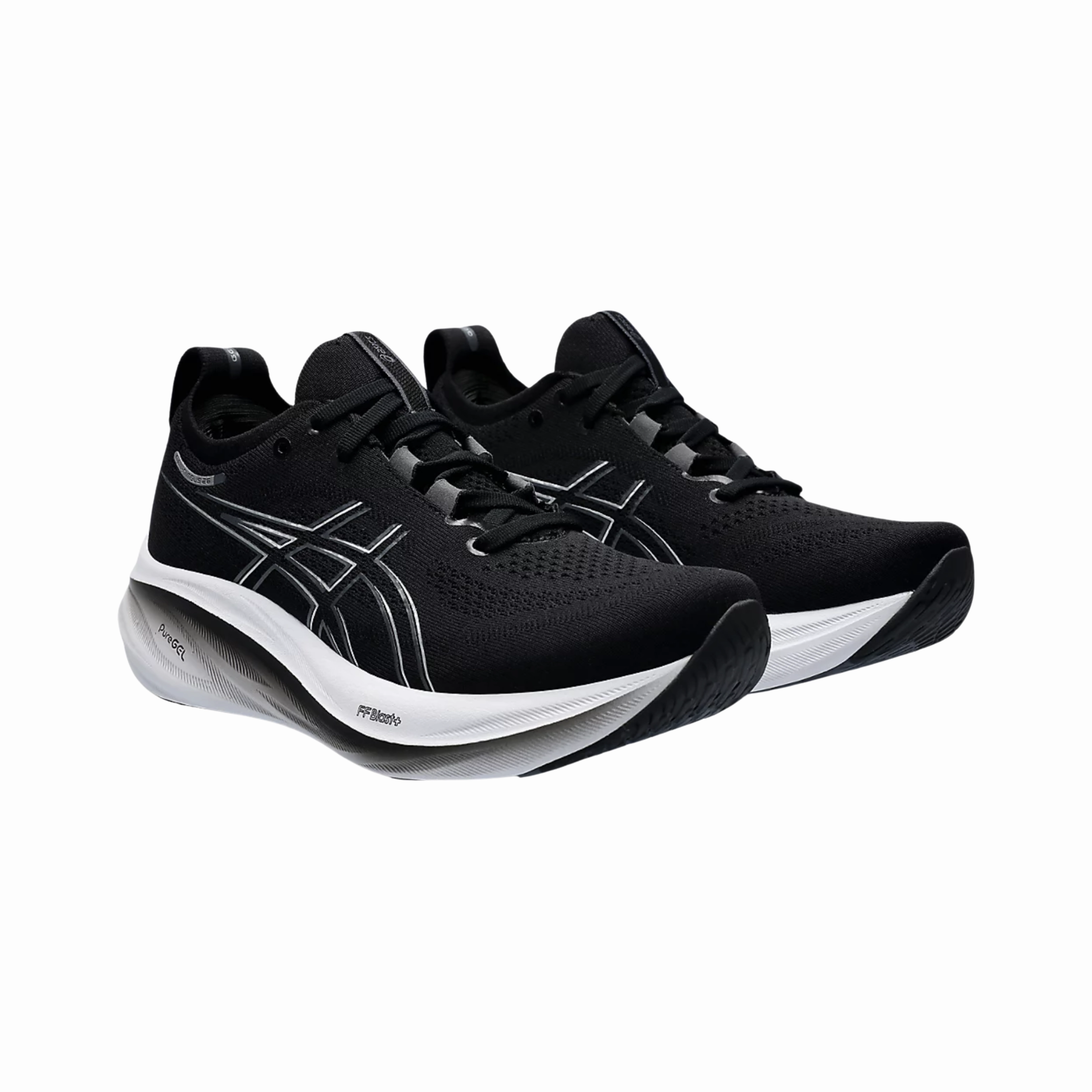 Asics Nimbus 25 Shoes Women's Gel-Nimbus 26 - Black/Graphite Grey (B Width)