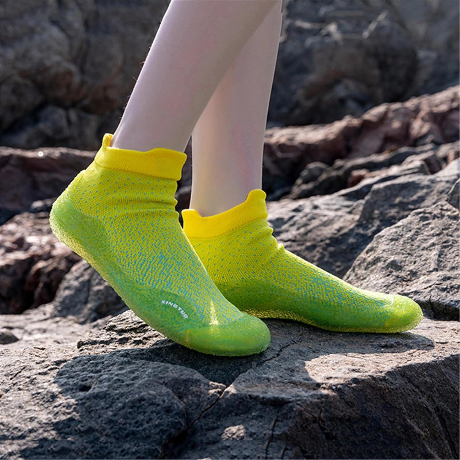 Sports Trainer Shoes JiuQing Womens Barefoot Sock Shoes Beach Water Shoes Breathable Non-Slip Portable Indoor Fitness Yoga Socks