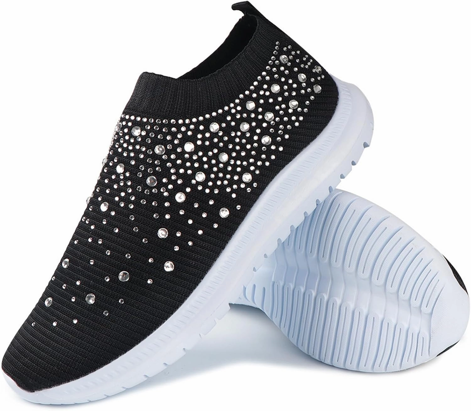 Running Shoes For Women Arch Support Walking Shoes Slip on Sock Sneakers Mesh Loafers Fashion Athletic Tennis Shoes Slip-on Work Shoes