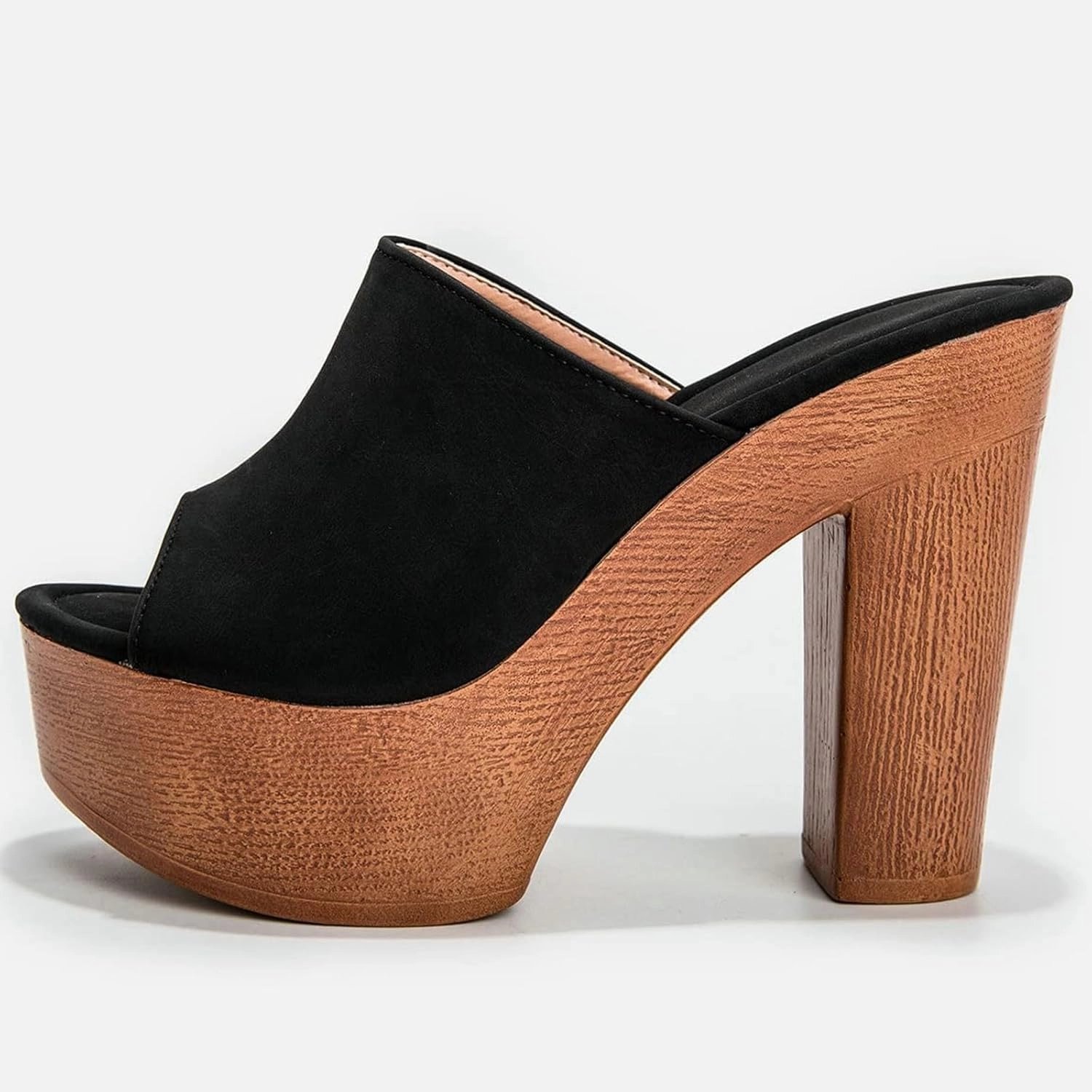 Best Way To Dry Tennis Shoes SACFOF Womens Cork Wedge Slide Sandals Heels Peep Toe High Heel Platform Slingback Summer Dressy Slippers Shoes