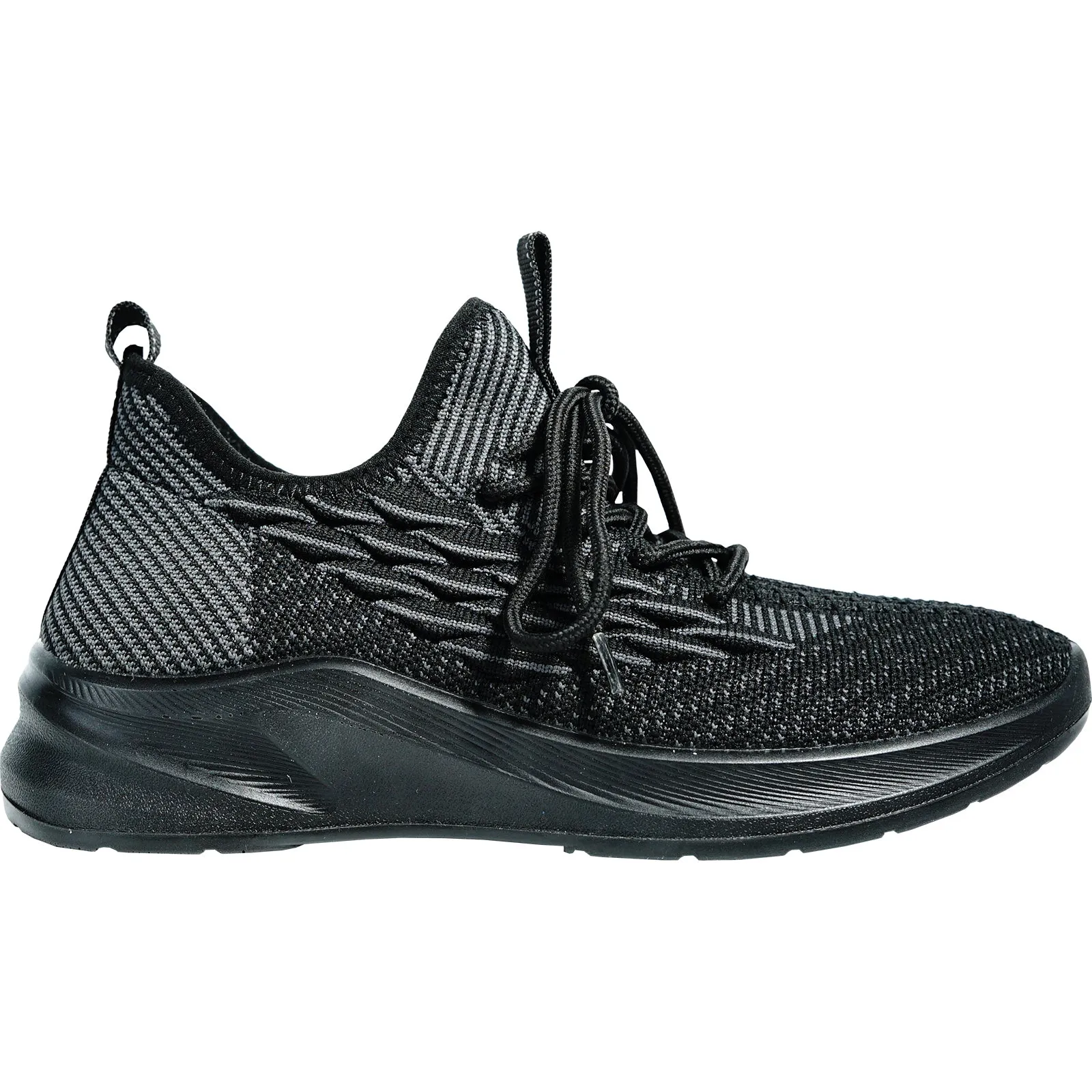 VANGELO Women Slip Resistant Shoe ARIA-5 Black  - Wide Width Available Custom Made Work Boots For Wide Feet