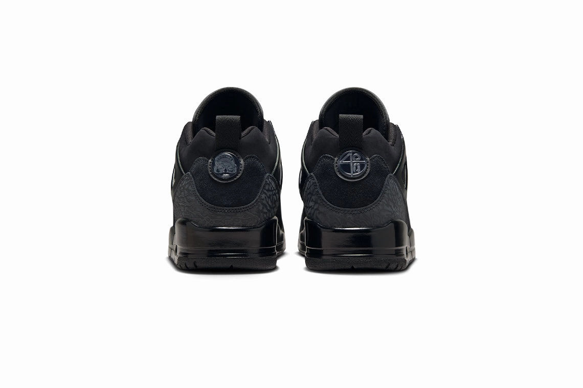 Nike Platinum Shoes Jordan Spizike Low : Black / Black - Anthracite
