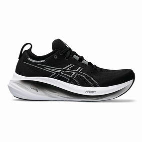 Men's Asics GEL-Nimbus 26, Black/Graphite Grey, 13 2E Wide Gael Monfils Asics Shoes