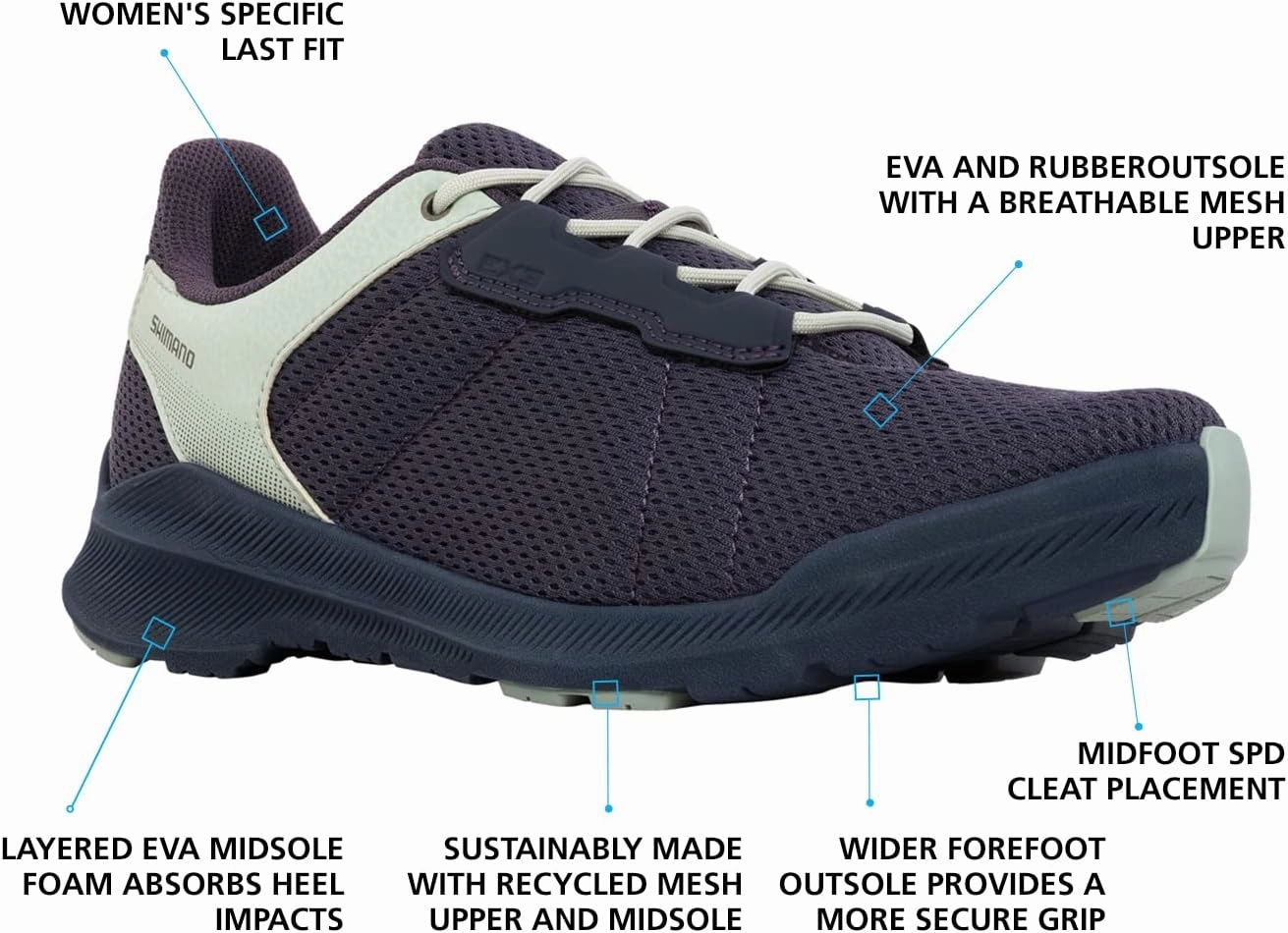 Climbing Shoe Lasts SHIMANO SH-EX300W Womens City Cycling Shoe