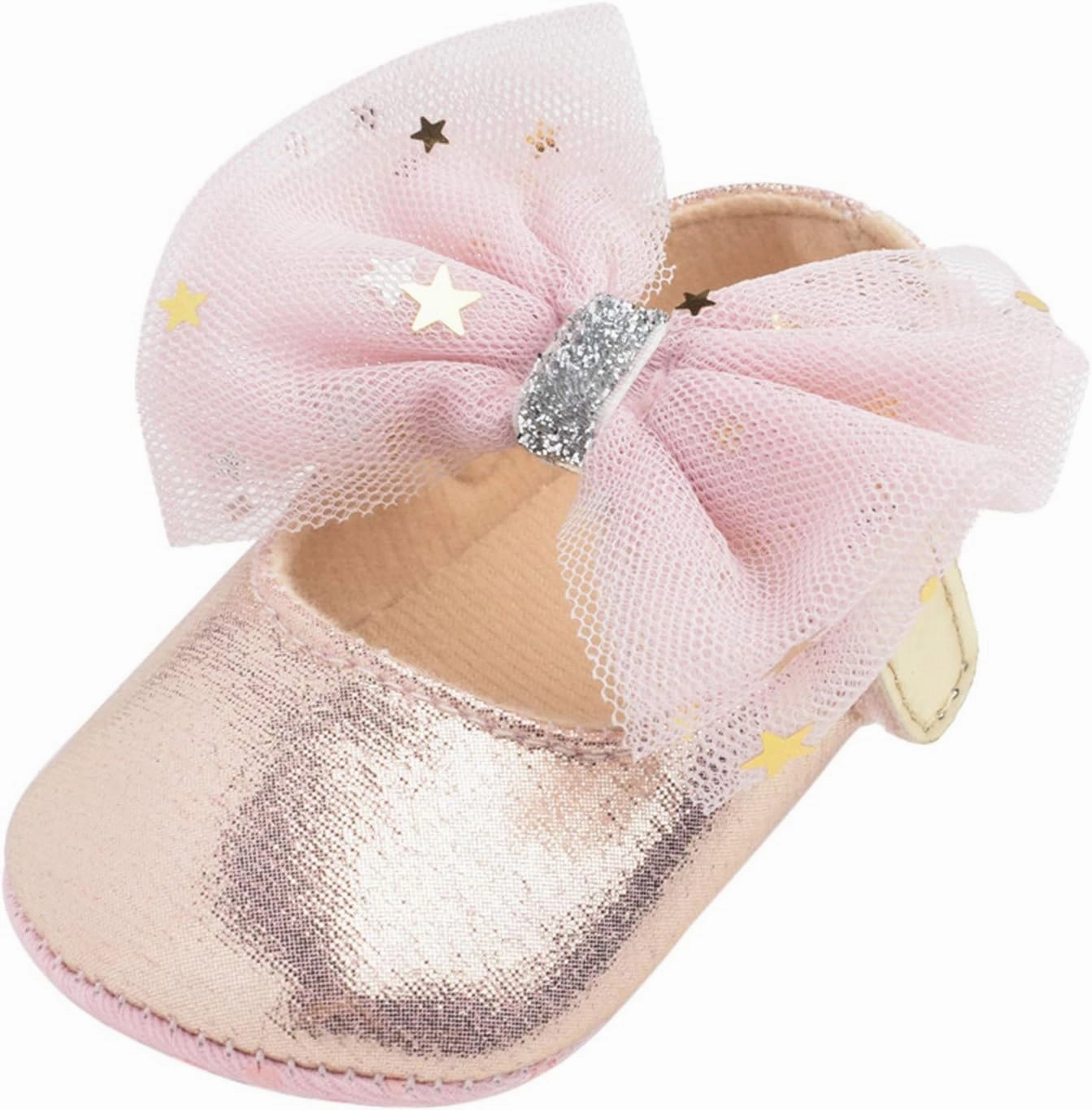 Diy Soccer Cleats Sandals Women Princess Rubber Dress Flat First Bowknot Sole Mary Shoes Girls Baby Baby Shoes Toddler Shoes Size 9