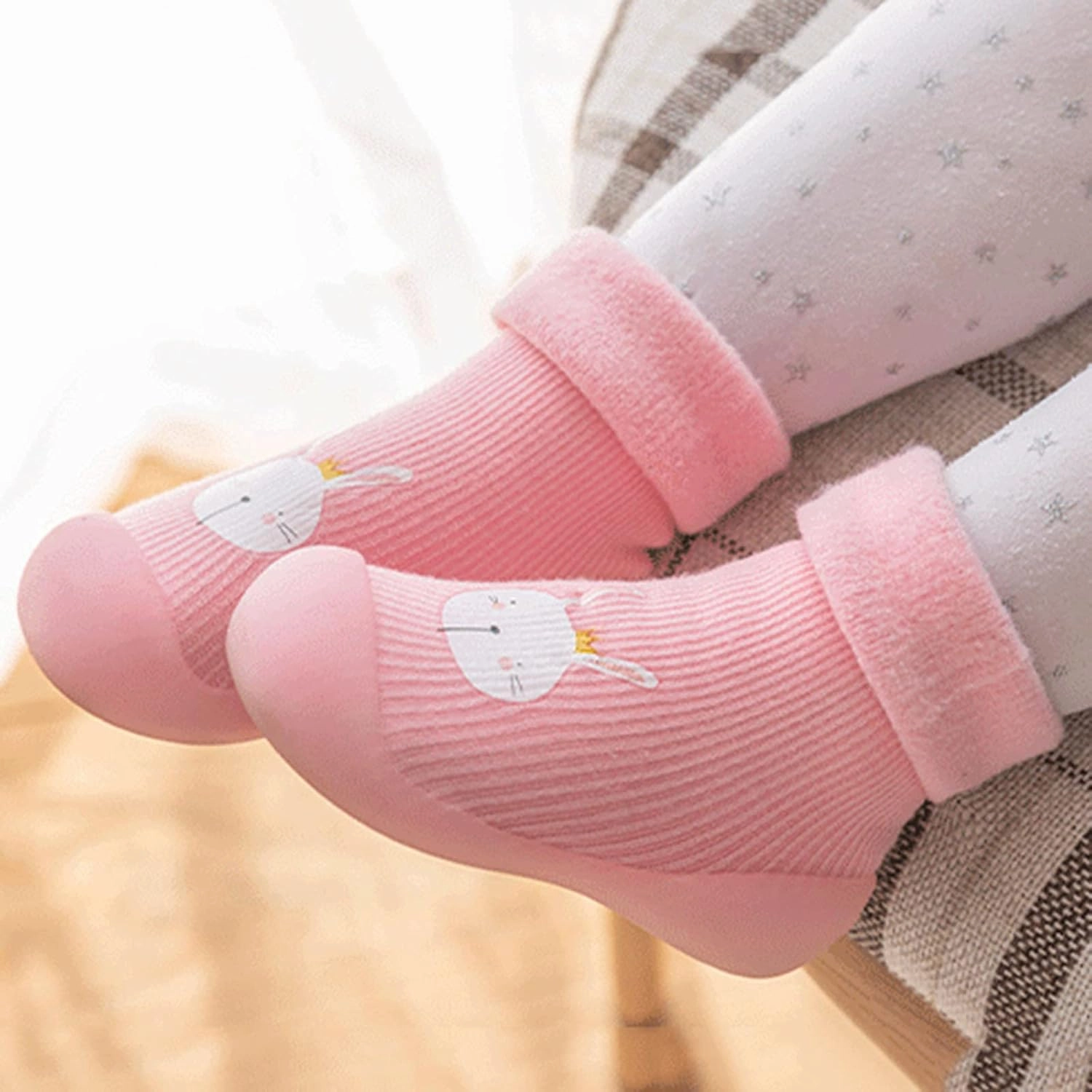 Soccer Cleats Indoor Turf Shoes for Toddler Boy Rubber Boys Girls Sole Toddler Knit Soft Warm Baby Stocking Shoes Sneakers for Baby Boys