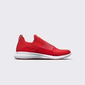Youth's TechLoom Bliss Red / White Neutral Shoe Vs Running Shoe