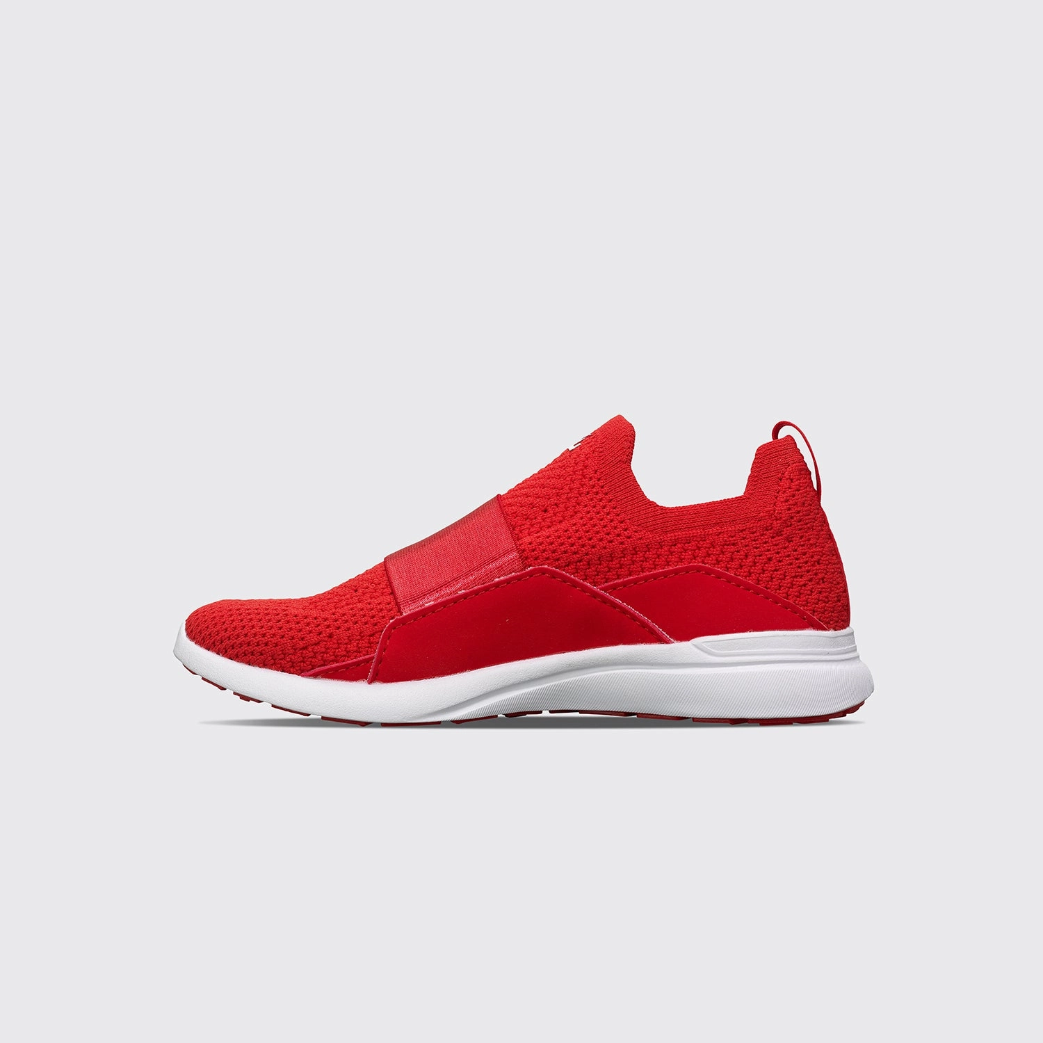 Youth's TechLoom Bliss Red / White Best Cushioned Trail Running Shoes