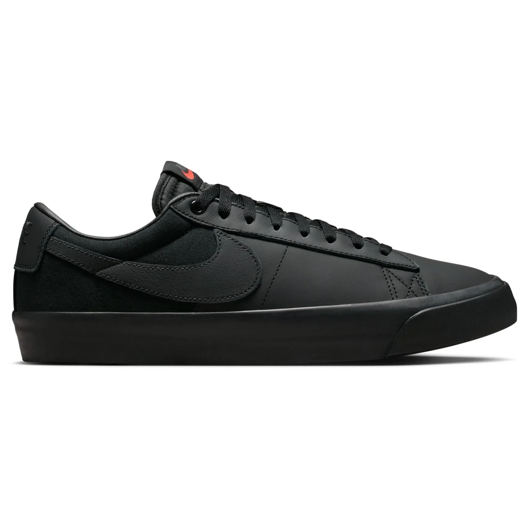 NikeSB Blazer Low Pro GT ISO Triple Black Shoes Stylish Skate Shoes