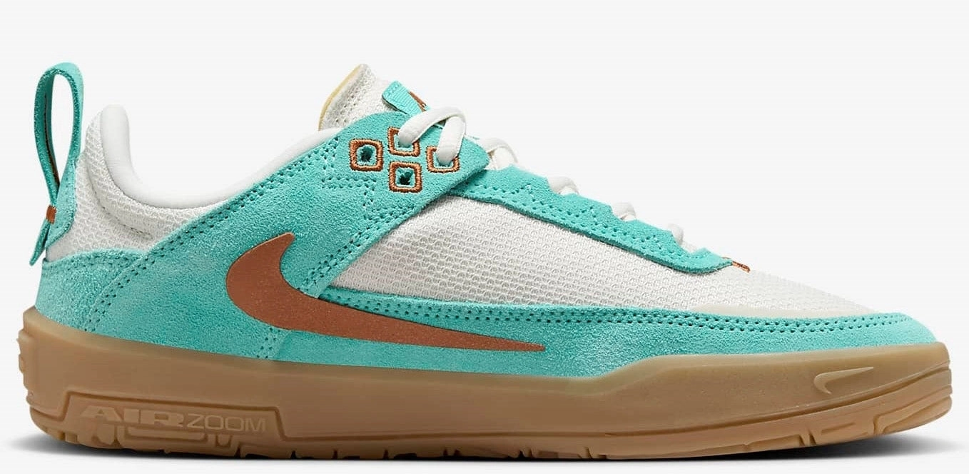 Nike SB - Kids Day One GS Shoes | Green Frost Dark Russet Minimalist Skate Shoes