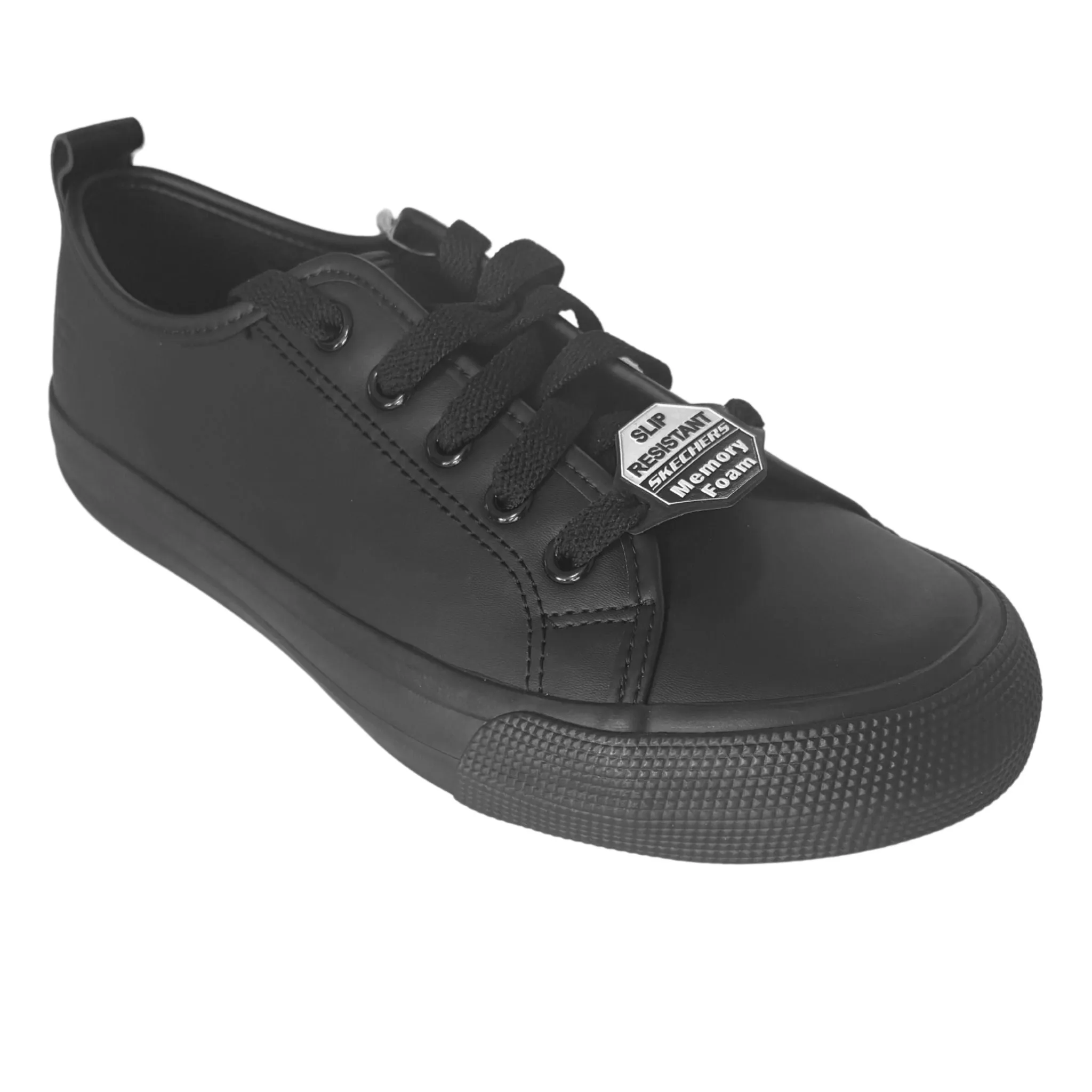 Wide Toe Box Work Boots Skechers Women's 108118 Alvie Black Work Shoes