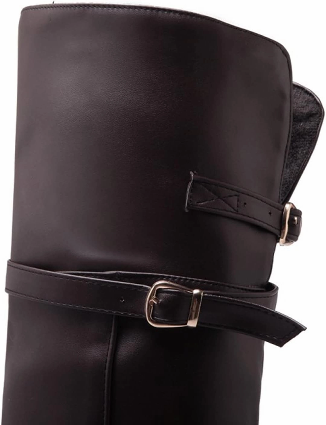 Thigh High Boots for Women Over the Knee Boots Women's Solid Color Side Zipper Knee High Boots Flat Bottom Shoes Casual Knee High Boots