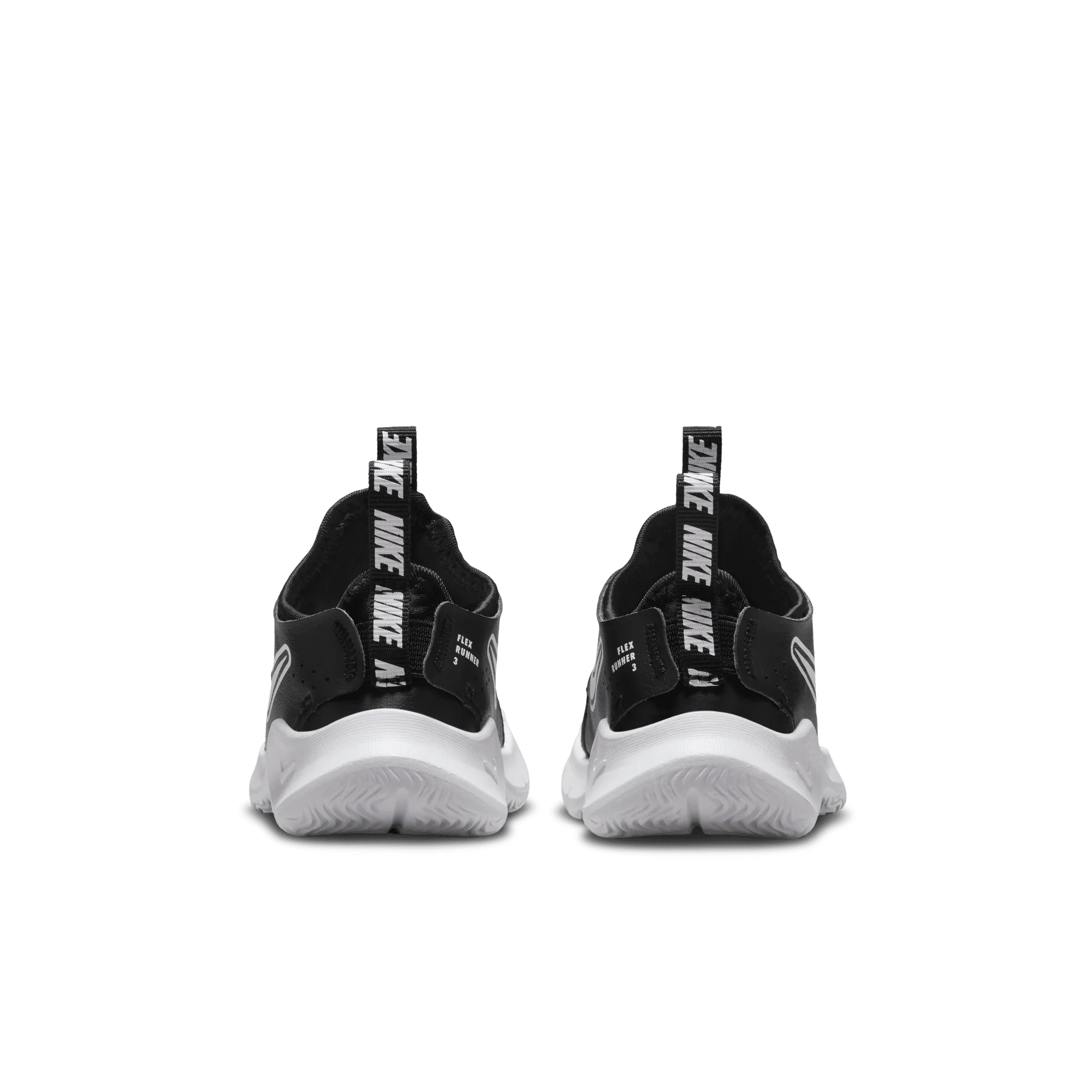 Toddler's Nike Flex Runner 3 Shoes (005 - Black/White) Coastal Farm Work Boots