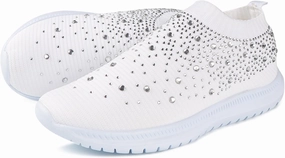 Steve Madden Slip Ons Ladmiple Tennis Shoes Womens Slip Ons Sneakers Walking Running Breathable Lightweight Mesh Gym Non Slip Workout Shoes