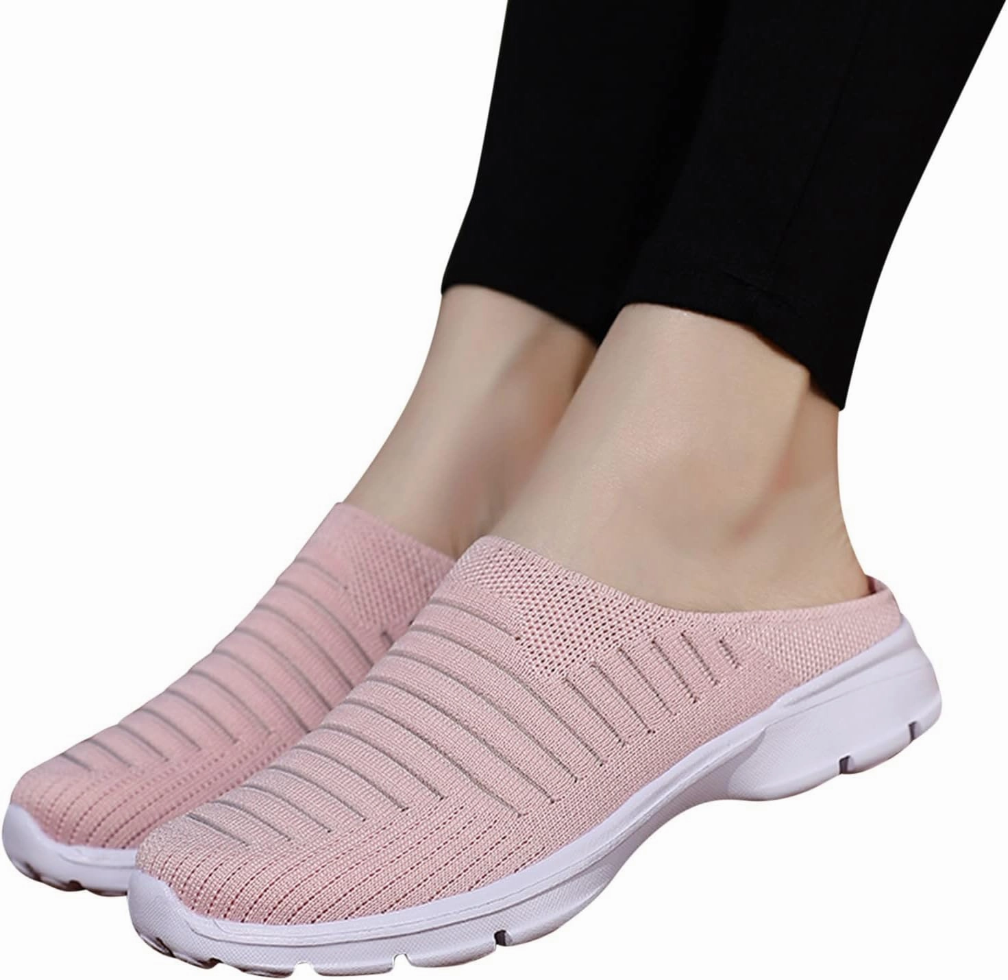 Slip On Winter Boots Waterproof Womens Mesh Mules Orthopedic Sneakers for Women Arch Support Comfortable Slip On Walking Shoes Breathable Lightweight Running Shoes