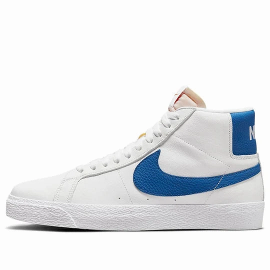 Nike SB Zoom Blazer Mid ISO White Varsity Royal White Shoes Nike Court Borough Low Basketball Shoes