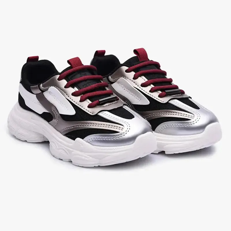 Soviet K Hilton Kids Sneaker - Black/Silver/Pewter Country Sneakers