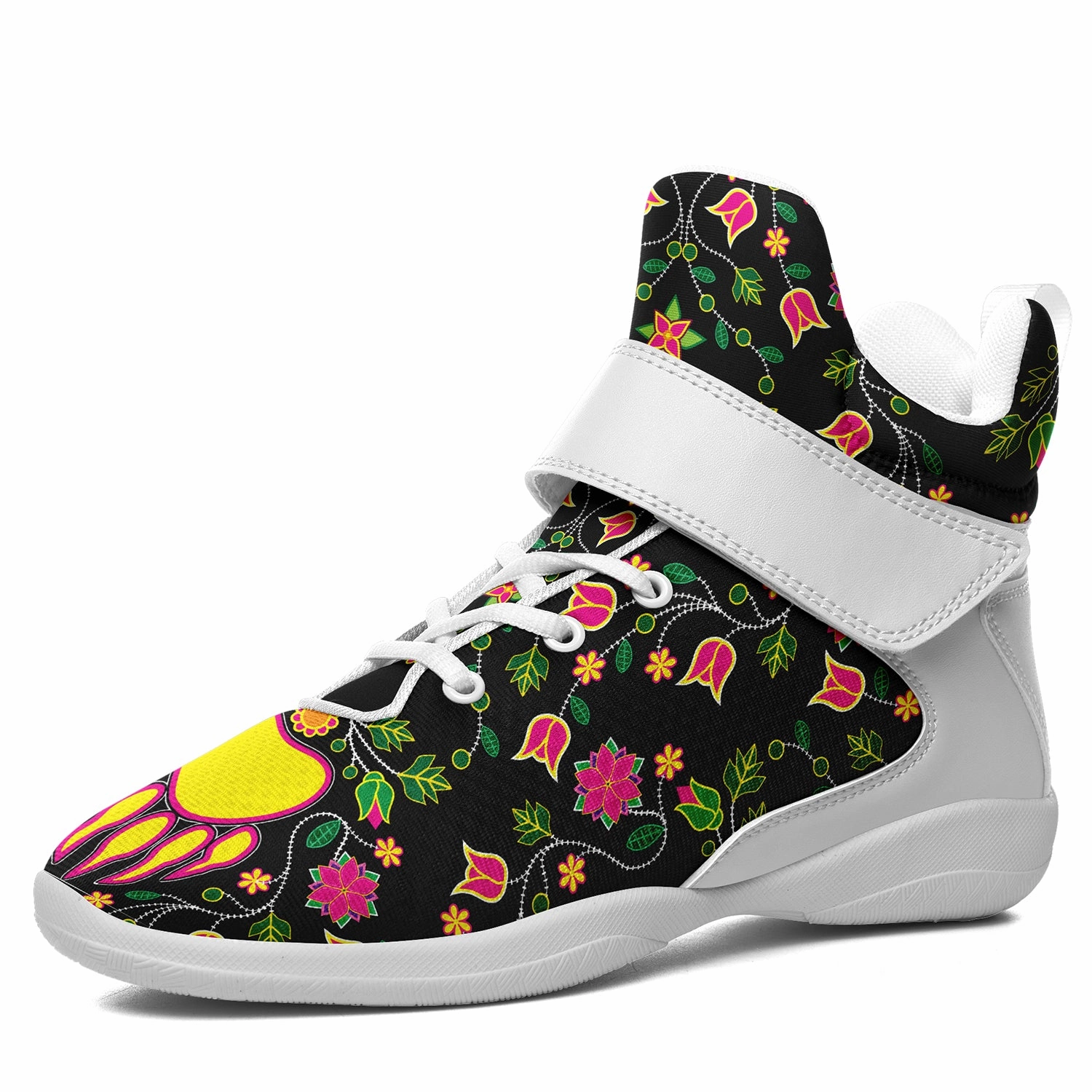 Gold Kd Basketball Shoes Floral Bearpaw Kid's Ipottaa Basketball / Sport High Top Shoes