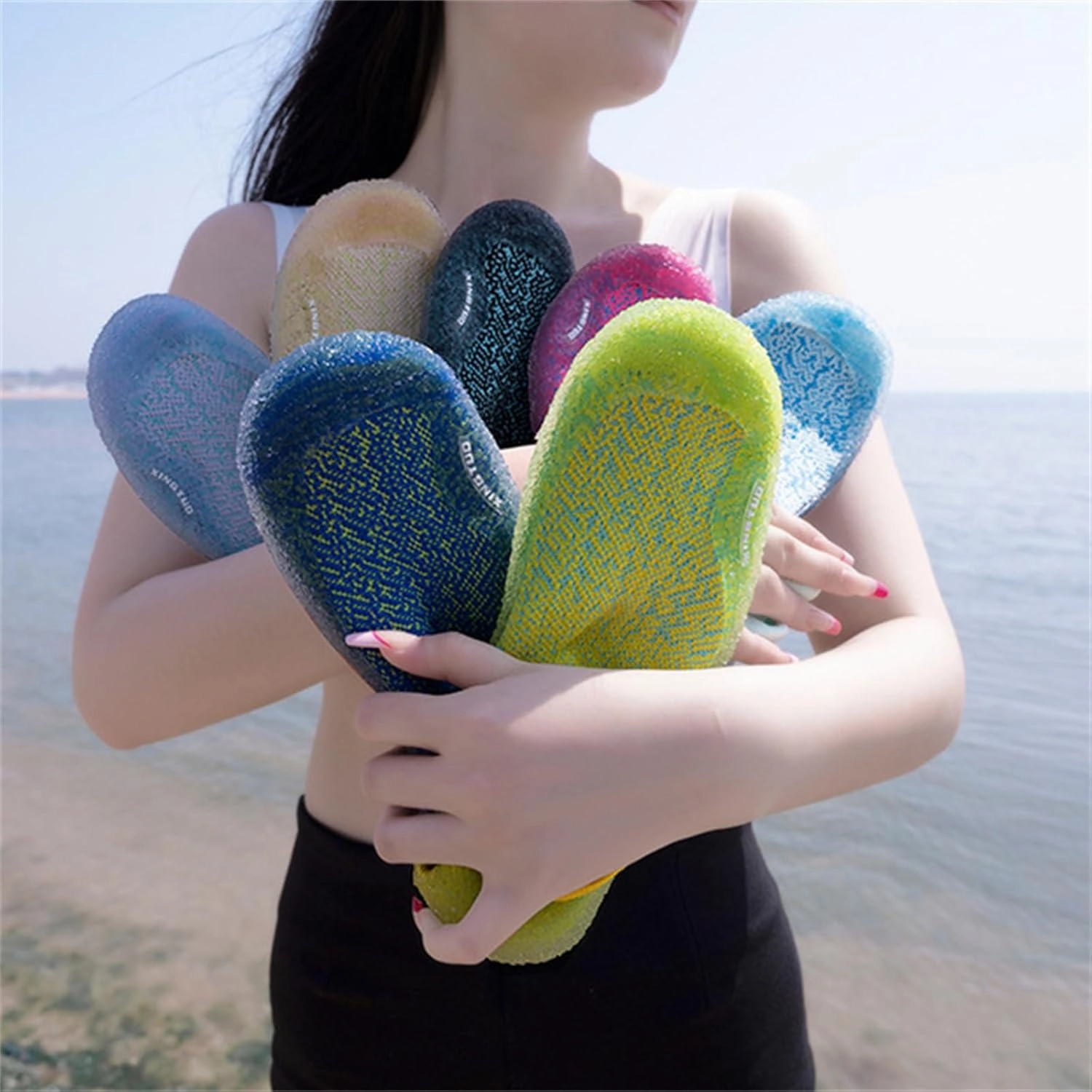 JiuQing Womens Barefoot Sock Shoes Beach Water Shoes Breathable Non-Slip Portable Indoor Fitness Yoga Socks Best Shoes For High Intensity Interval Training