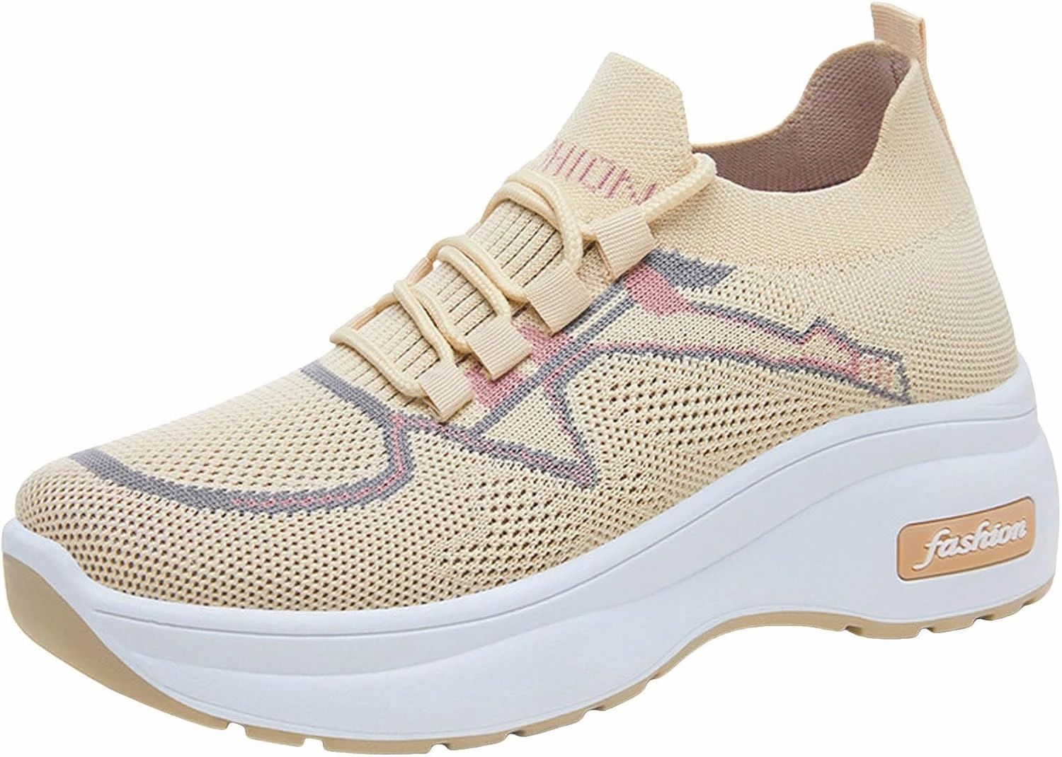 The Roger Tennis Shoe Sneakers for Women Casual Women's Comfortable & Breathable Mesh Loafers Slip On Sneakers Flat Walking Laces Women Height Increasing Shoes