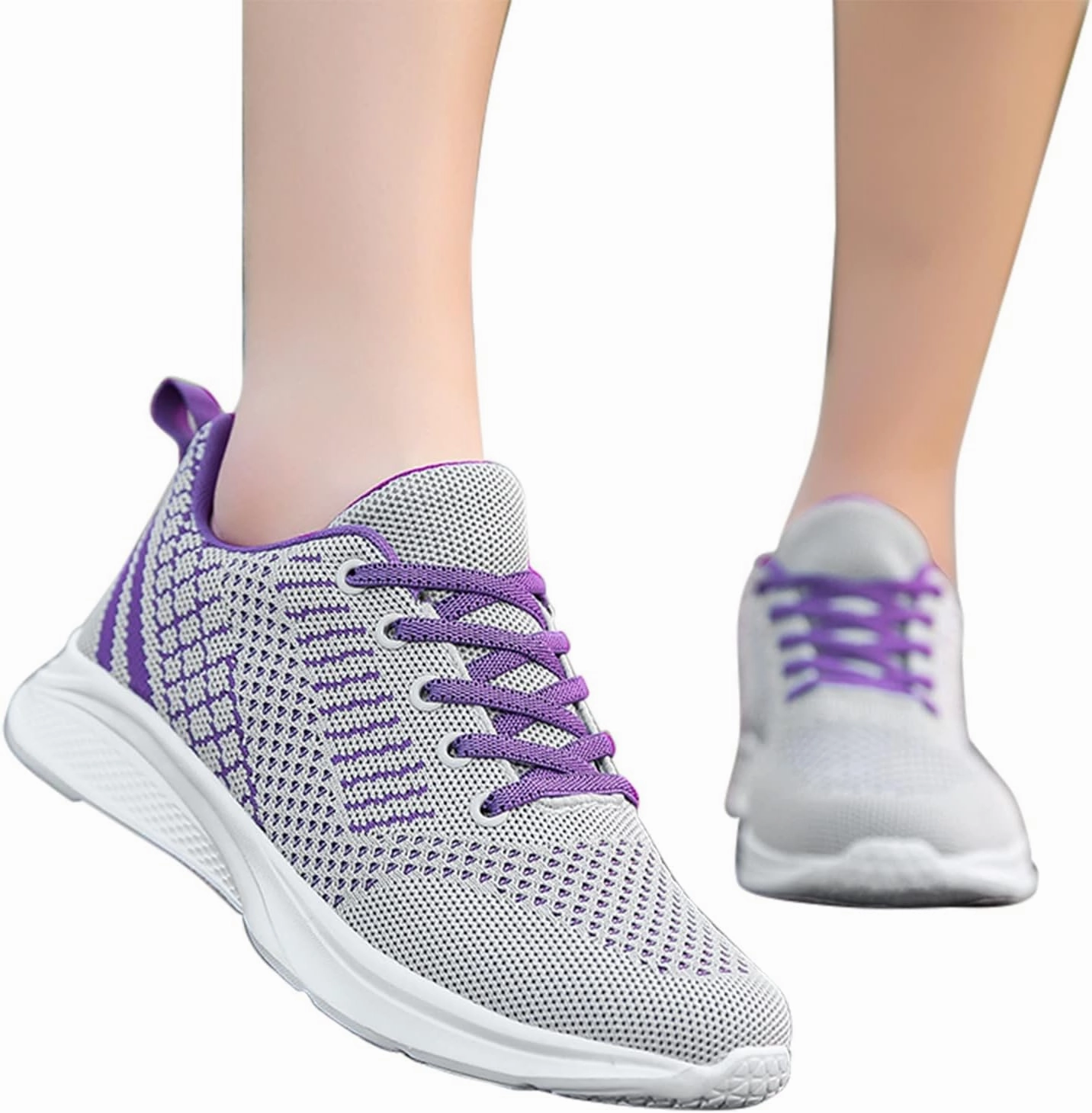 Sneakers for Women Colorblock, Fashion Running Walking Tennis Shoes Non Slip Athletic Training Gym Cushioning Work Shoes Best Strength Training Shoes
