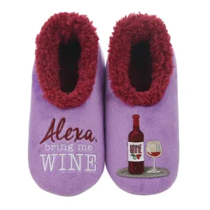 Hobbit Feet Slippers Snoozies Alexa Bring Me Wine