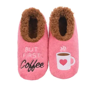 Sonic House Slippers Snoozies But First Coffee