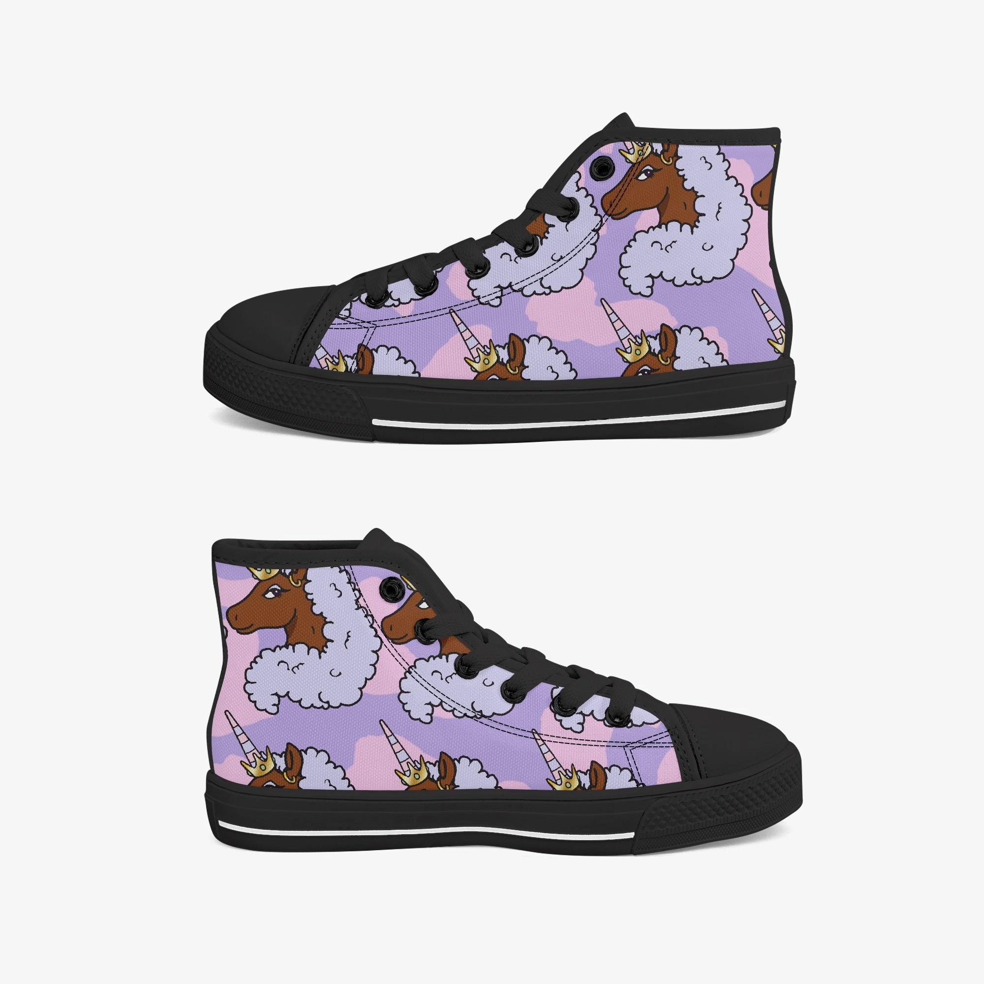 Afro Royals High-Top Canvas Shoes Puma Snow Alpine Boot