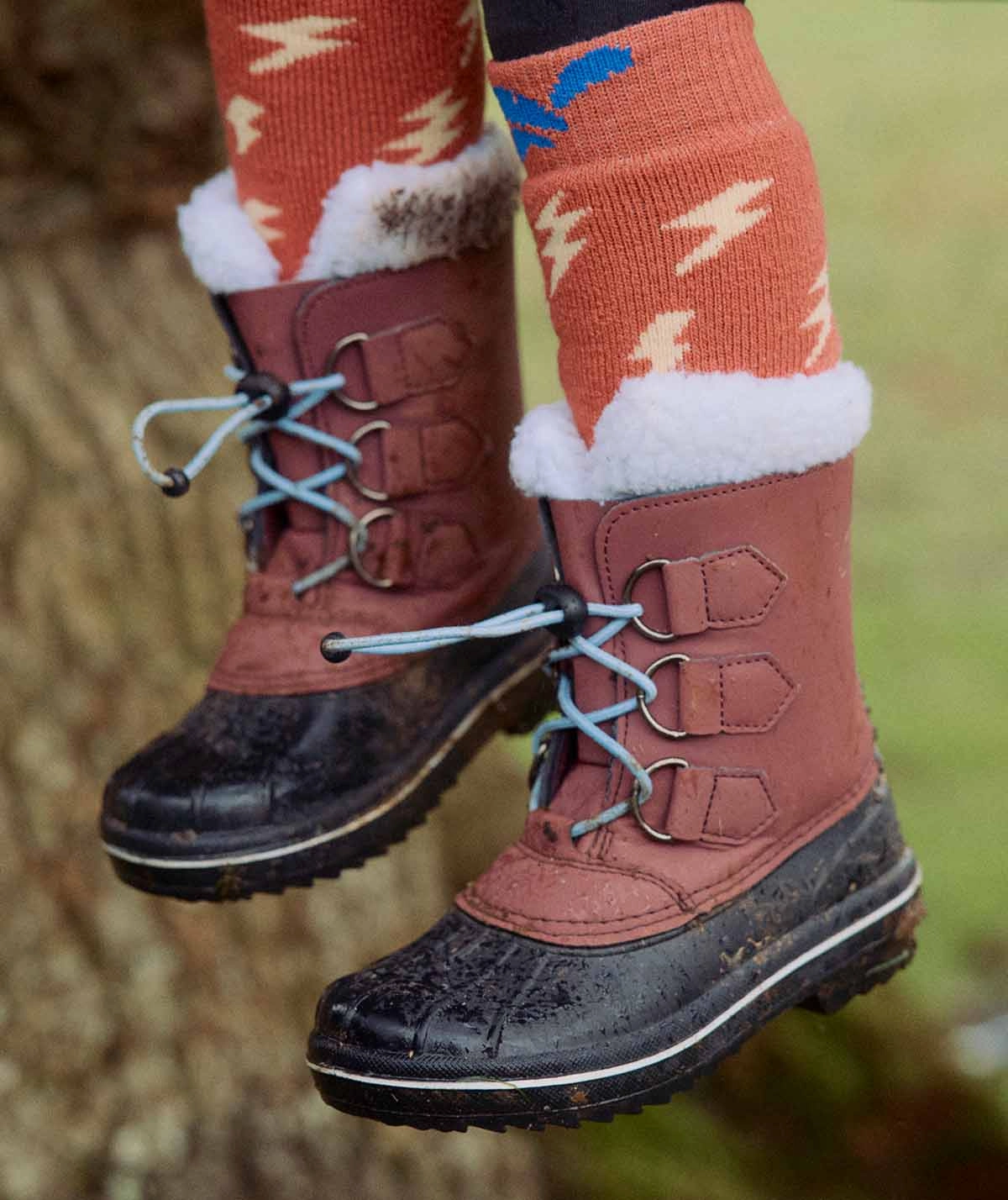 Snowdrift Snowboots - Burgundy Sorel Cub Snow Boots