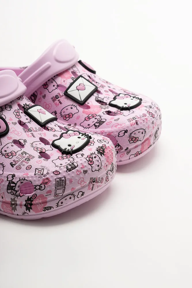 Hello Kitty Clogs Pink Granola Clogs