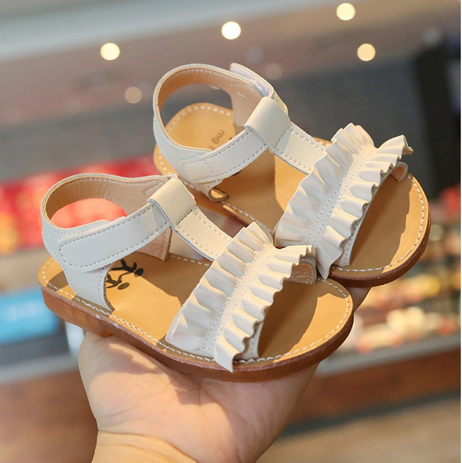 Swim Shoes for Toddler Girl Soft-Soled Sandals Princess Shoes Kids Children Girls Split Sole Ballet Slippers for Girls Different Types Soccer Cleats