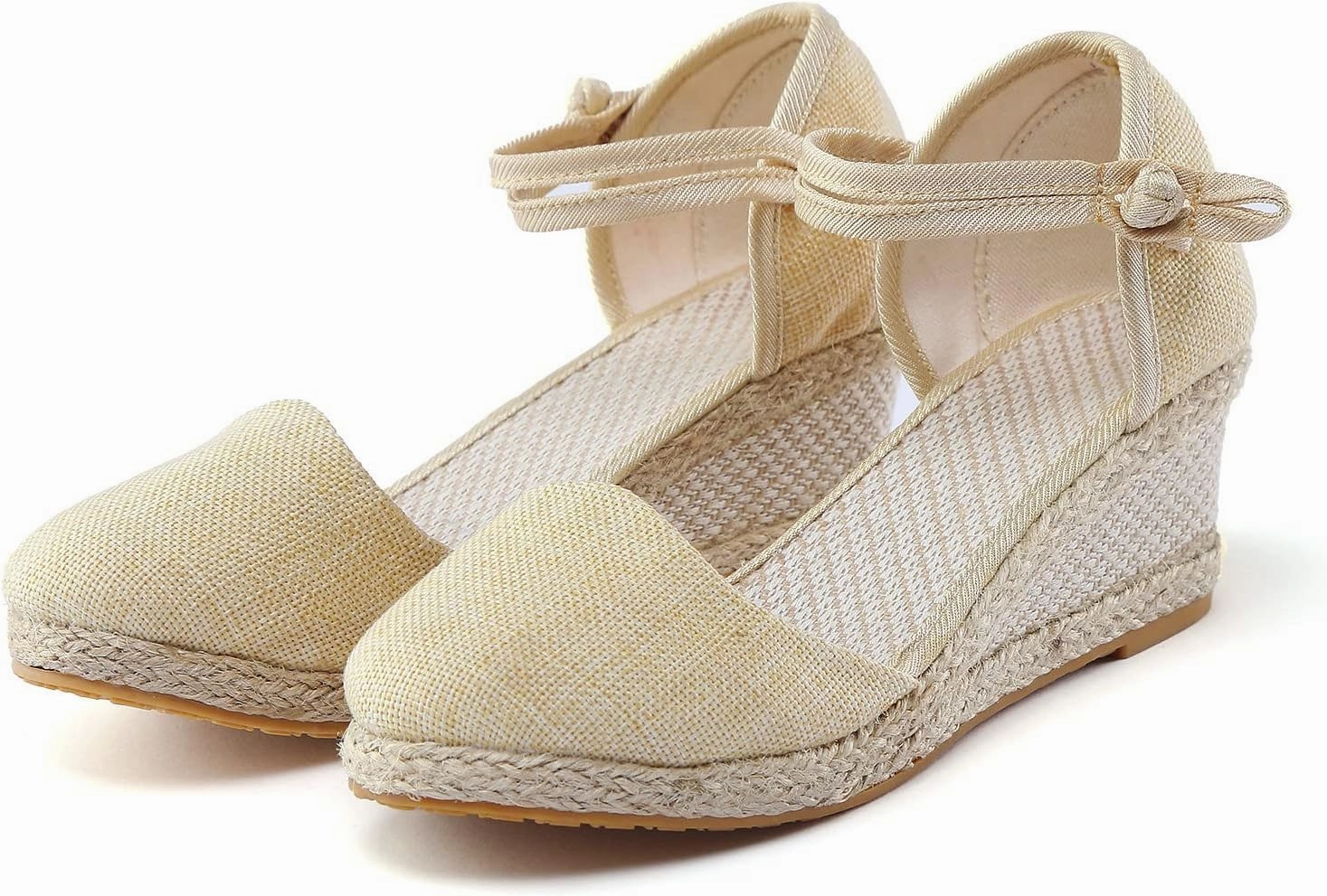 Flip Flops For Fat Feet Sandals for Women Dressy Summer Casual Closed Toe Sandals Ankle Strap Closed Toe Espadrilles Wedges Comfortable Wide Width Dress Shoes