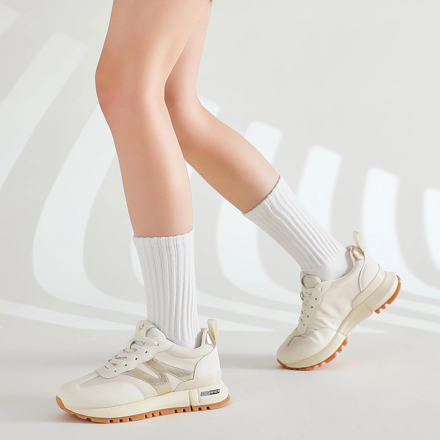 somiliss Sneakers for Women Genuine Leather Suede Patchwork Casual Lace Up Non-Slip Walking Shoes Comfortable Tennis Running Shoes Womens Fashion Sneakers New Balance Training Shoe