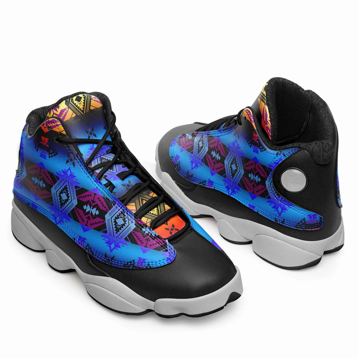 High Top Youth Basketball Shoes Sovereign Nation Sunset Isstsokini
