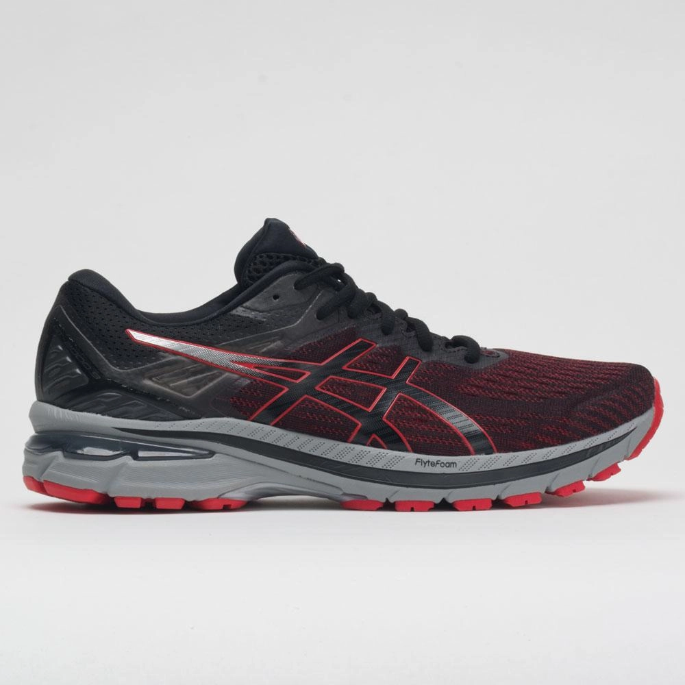 Men's Asics GT-2000 9, Black/Classic Red, 9.5 D Medium Asics Shoes For Sale Near Me