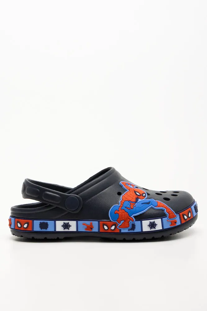 Spider-Man Clogs Navy Clogs Stickers