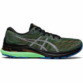 Asics Tiger Tennis Shoes Men's Asics Gel-Kayano 28 Lite-Show, Black/Pure Silver, 10.5 D Medium