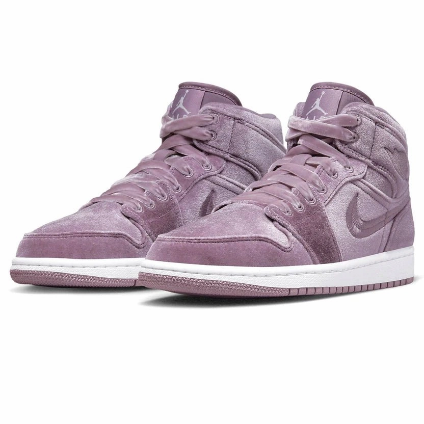 Nike Zoomx Shoes Air Jordan 1 Mid Wmns 'Purple Velvet'