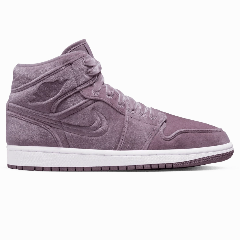 Air Jordan 1 Mid Wmns 'Purple Velvet' Nike Shoe Types