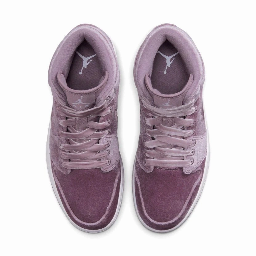 Tiger Nike Shoes Air Jordan 1 Mid Wmns 'Purple Velvet'