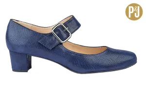 P&J Harley Navy Orthopedic Safety Toe Work Boots