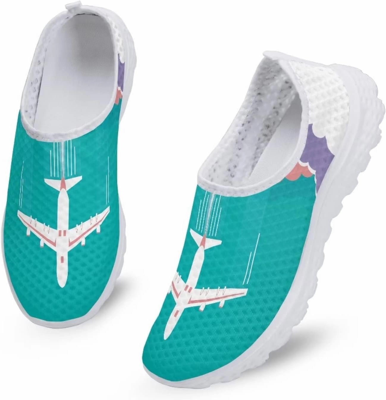 Non Marking Shoes For Badminton Near Me KEIAHUAN Trendy Women Running Shoes Casual Lightweight Sneakers Casual Mesh Training Shoes Non-Slip