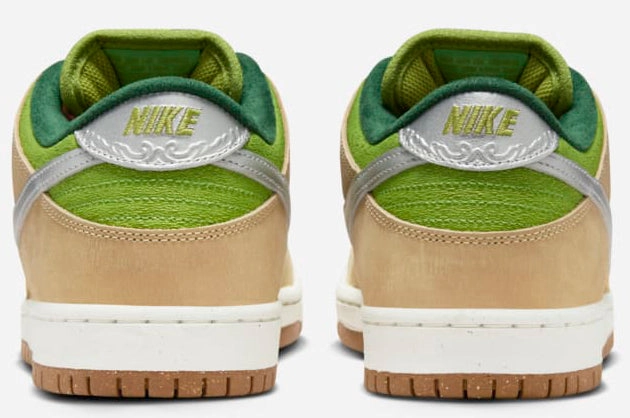 Nike SB - Dunk Low Pro WC Shoes | Sesame Pear (Escargot) Nike Shoes That Say Air On The Side