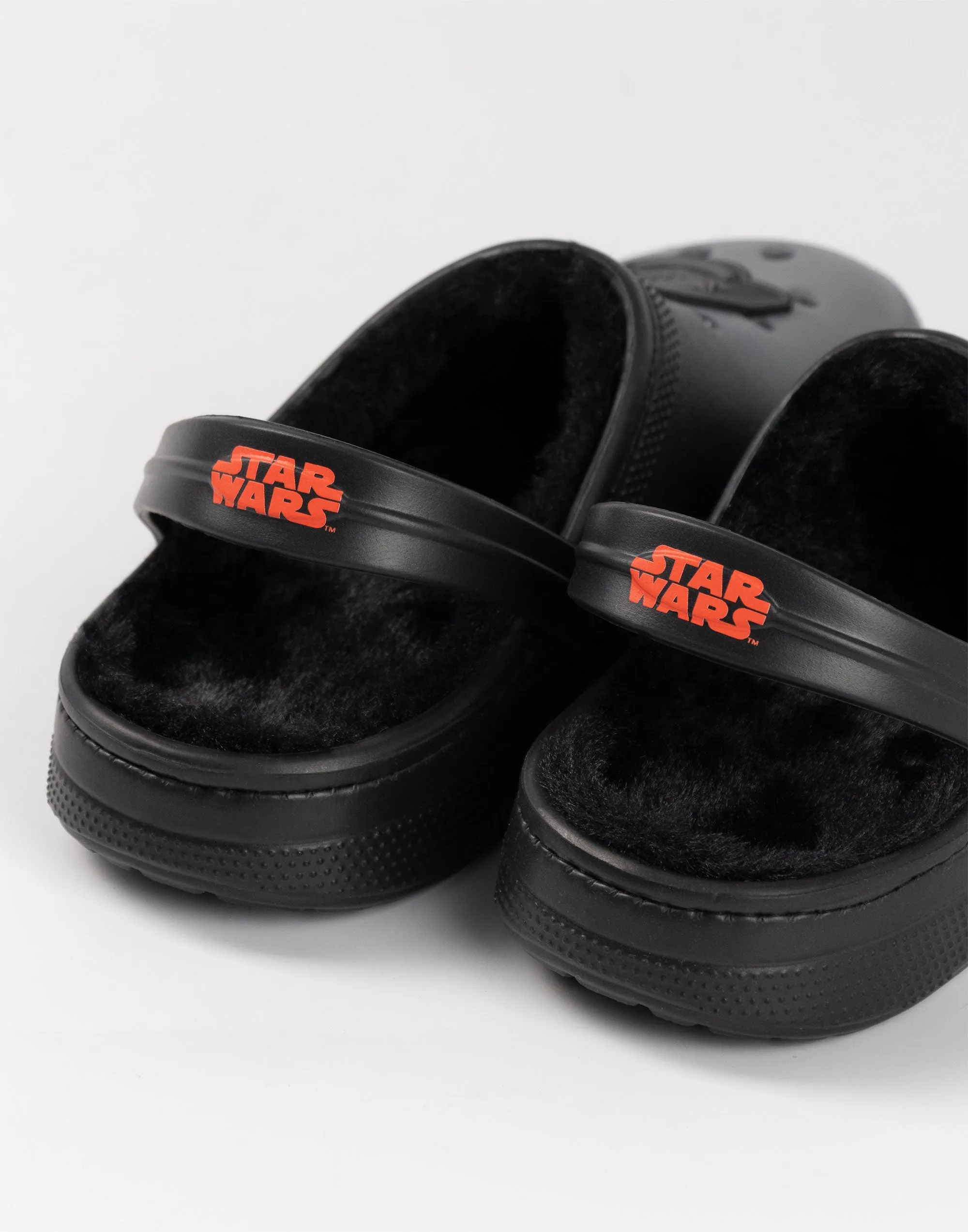 Star Wars Darth Vader Mens Black Fur Lined Clogs Efrost Clogs