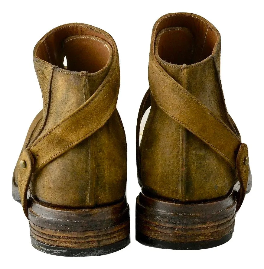 Boots Composite Toe Straparound boot  |  Brown | rev culatta