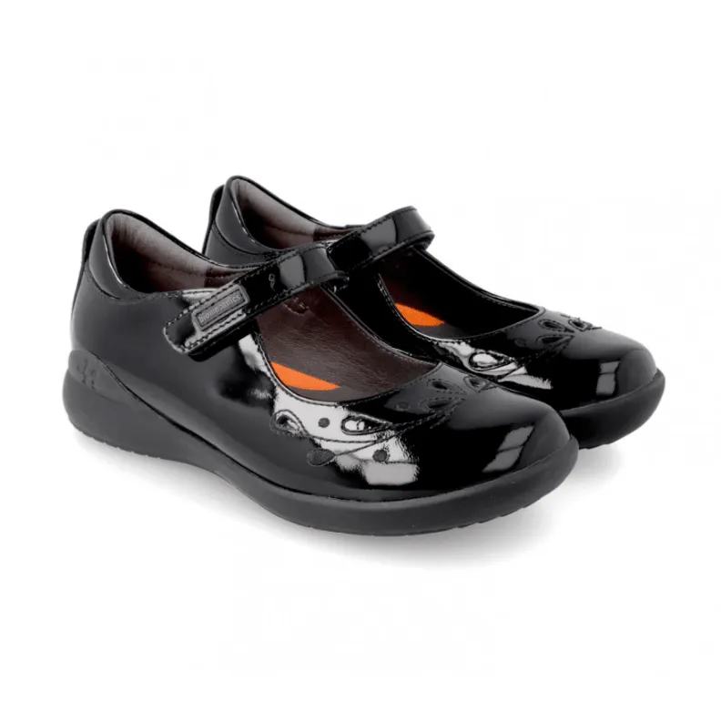 Diy Mary Jane Shoes Biomecanics Girls School Shoe 221280-C Black Patent