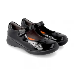 Naot Adriatic Mary Jane Shoes Biomecanics Girls School Shoe 221280-C Black Patent