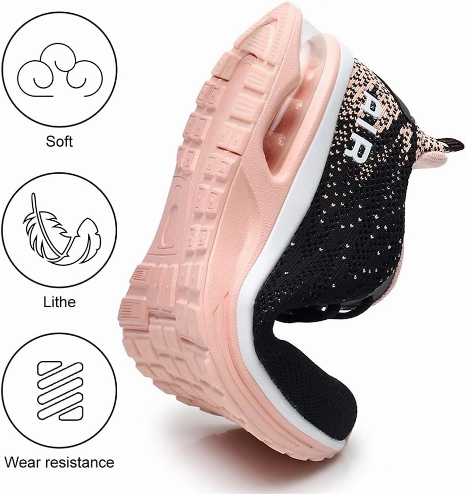 Dannto Women's Lightweight Walking Sneakers Air Cushion Tennis Athletic Running Fashion Sport Shoes for Girls Runner Training Shoes