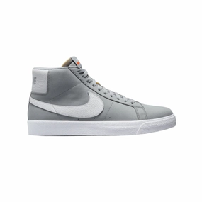 Nike SB Zoom Blazer Mid ISO Wolf Grey White Shoes Nike Basketball Shoes Ankle Support